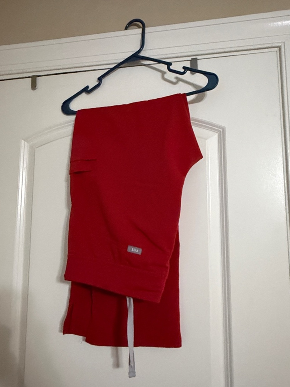 Figs Kade Scrub Pants Red
